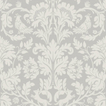 KT Exclusive William Morris ENCHANTED FOREST  KT30507 A soft silver grey and white that evokes a serene woodland atmosphere.
