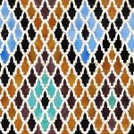 Mind The Gap Medersa El Attarine WP20261 Black, Blue, Brown
