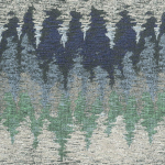 Missoni Home Alps 10213 Shades of navy blue, grey and green.