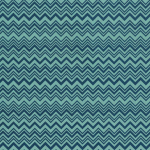Missoni Home Zig Zag 10138 Matt Aqua/ Metallic Blue