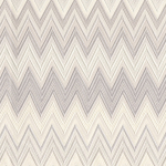 Missoni Home Zig Zag Multicolore 10060 Warm taupe with silver and pink undertones