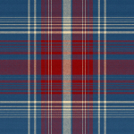 Mind The Gap MONTEREY WP30089 A striking blend of deep blue and red hues, and cream strokes.