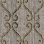 Nina Campbell Wilmington NCW4107-05 Pewter and metallic hazelnut.