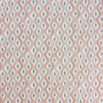 Nina Campbell Beau Rivage NCW4301-02 Taupe and white on a pink background
