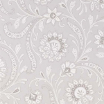 Nina Campbell Baville NCW4351-06 grey and chalk on a grey background