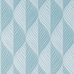Nina Campbell Bonnelles NCW4352-03 aqua and white on an aqua background 