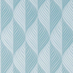 Nina Campbell Bonnelles NCW4352-03 aqua and white on an aqua background 