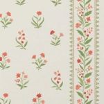 Nina Campbell Petit Dapuri NCW4493-02 Coral / Sage