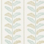 Nina Campbell Plumier NCW4496-01 Aqua/Beige
