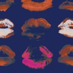 Mind The Gap Neon Kiss WP20380 Blue, Pink, Red
