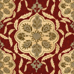 Mind The Gap OTTOMAN WP20728 Red, Green, Beige, Burgundy