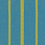 Mind The Gap PIN UP WP20804 A playful combination of yellow and blue stripes on a teal blue bac...