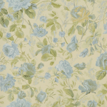  Marston Gate Floral - Aqua & Blue Wallpaper PRL705/01