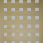 Osborne & Little Quadrato W6038-01 Silver glitter on taupe.