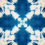 Mind The Gap Shibori Butterfly WP20203 Blue, White
