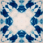 Mind The Gap Shibori Flower WP20204 Blue, White
