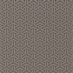 Osborne & Little Triffid W5556-03 Charcoal grey and black with gilver metallic.