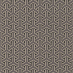 Osborne & Little Triffid W5556-03 Charcoal grey and black with gilver metallic.