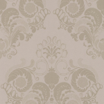 Osborne & Little Fernery W5871-01 Gilver metallic on grey.