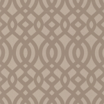 Osborne & Little Du Barry W6013-04 Latte flock on soft metallic caramel sheen.