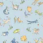 Osborne & Little Quentin's Menagerie W6063-02 Pale Blue