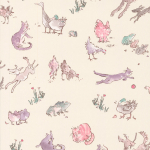 Osborne & Little Quentin's Menagerie W6063-03 Pale Pink