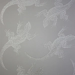 Osborne & Little Komodo W6300-03 Grey and silver