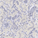 Osborne & Little Kayyam W6495-06 Lavender and white on buff.