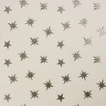 Matthew Williamson Sirius W7144-01 Metallic silver and charcoal on an ivory background