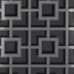 Osborne & Little Camporosso W7216-03 Black/Silver
