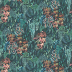 Osborne & Little Green Wall W7687-01 Peacock Green
