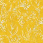 Mind The Gap WALLFLOWER WP20825 A cheerful mix of bright yellow and white on a yellow background.