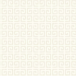 Today Interiors GREEK KEY II WH41913 Oatmeal‑beige backdrop with champagne‑toned Greek key—subtle shimme...