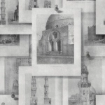 Mind The Gap Arabian Monuments WP20074 Black, Grey, White