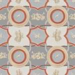 Mind The Gap Apodyterium WP20194 Grey, Red, Taupe
