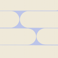 Marimekko PUTKI - Aqua & Blue Wallpaper