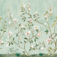 Today Interiors KAIYU DOGWOOD MURAL