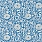 Aqua & Blue Wallpaper PDG1147/07
