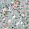 Aqua & Blue Wallpaper JV-7233