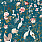 Aqua & Blue Wallpaper JV-7234
