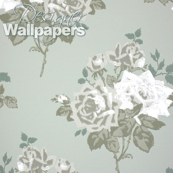 Nina Campbell Rosa Alba - Next Day Delivery | Designer Wallpapers ™