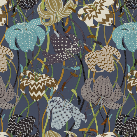Missoni Home Lilium Free Next Day Delivery Designer Wallpapers