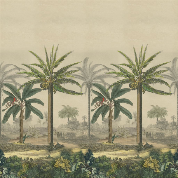 Palm trail scene 2 sepia