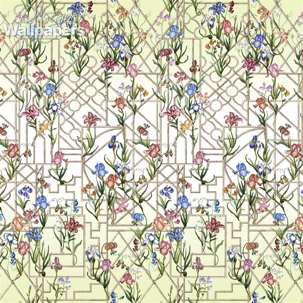 Christian Lacroix Fretwork garden panoramic - Next Day Delivery