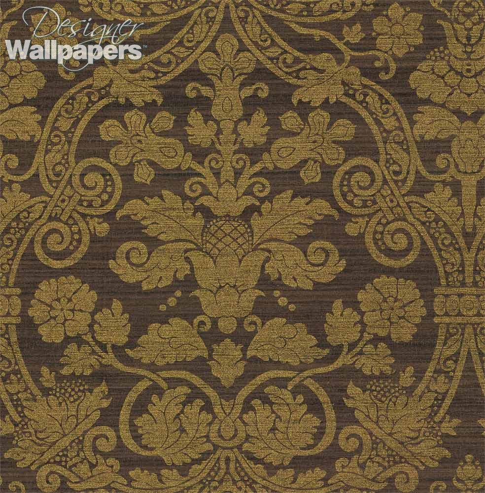 Thibaut Wallpapers Curtis Silk Damask Next Day Delivery Designer