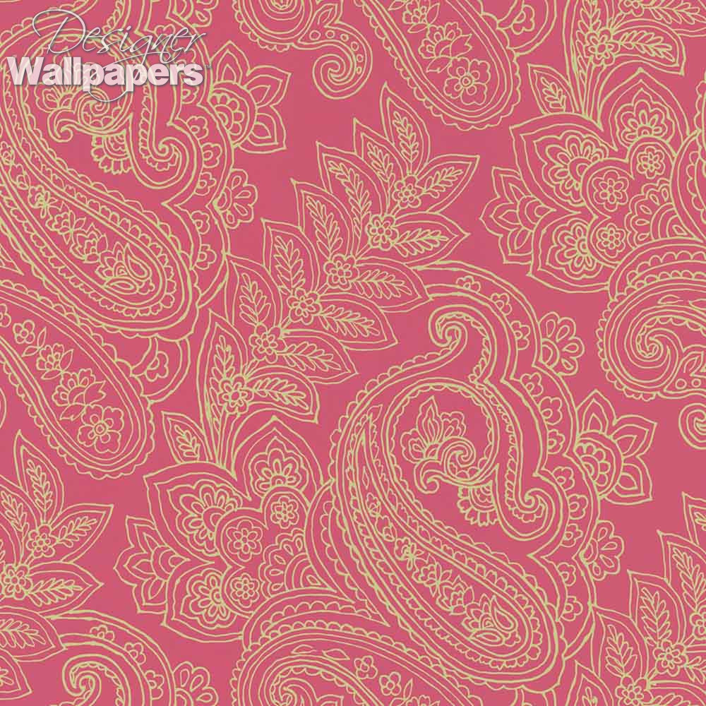 Thibaut Wallpapers Norwich Paisley Next Day Delivery Designer