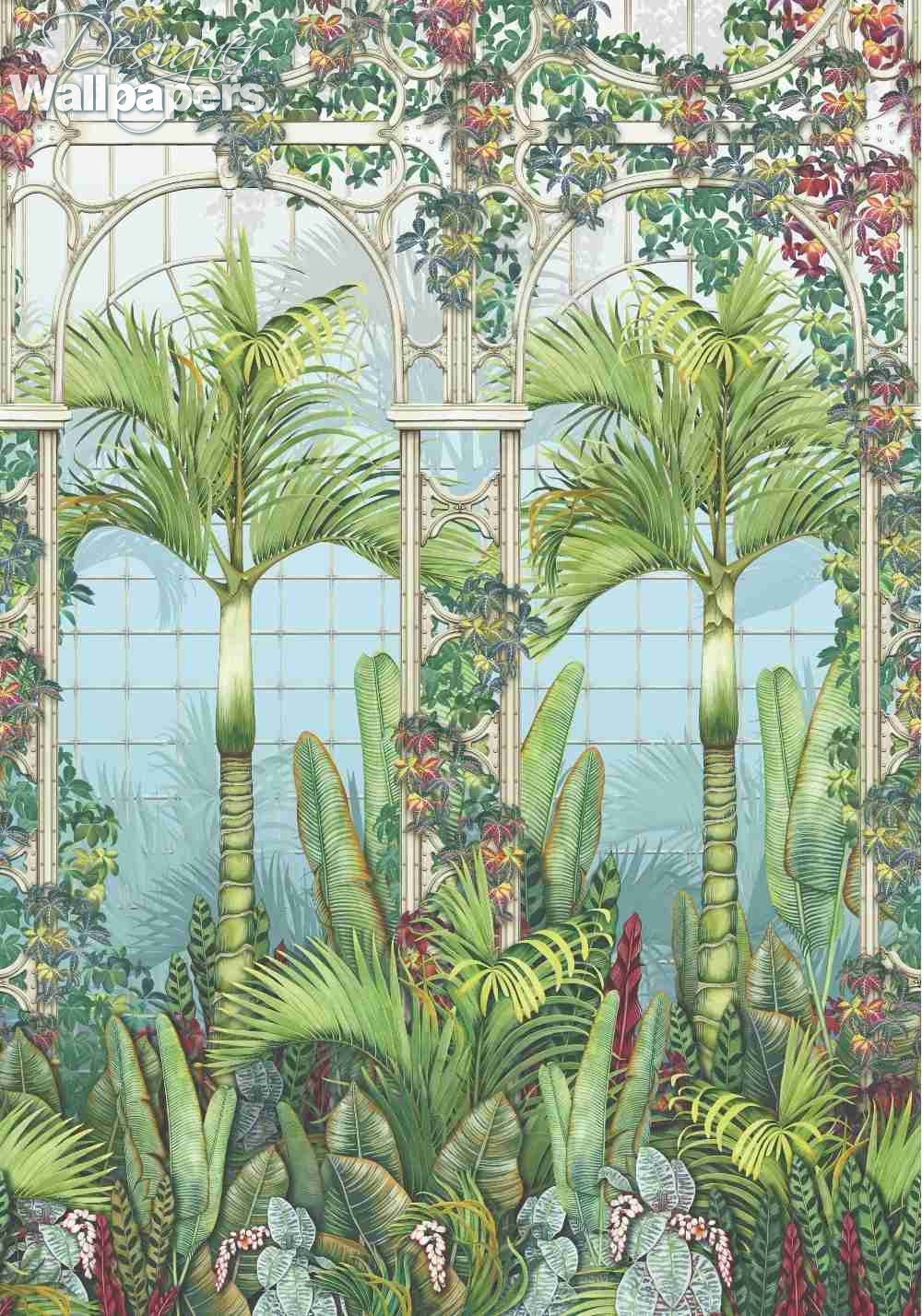 Osborne & Little Palm House Next Day Delivery Designer Wallpapers