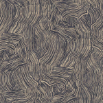 Today Interiors Wave Wallpaper 100305 Black and gold
