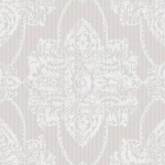 Today Interiors Dalia Damask 101406 Warm grey and silver