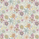 Missoni Home MAGIC GARDEN 10312 Delicate ivory backdrop with soft hues of pink, mauve and teal